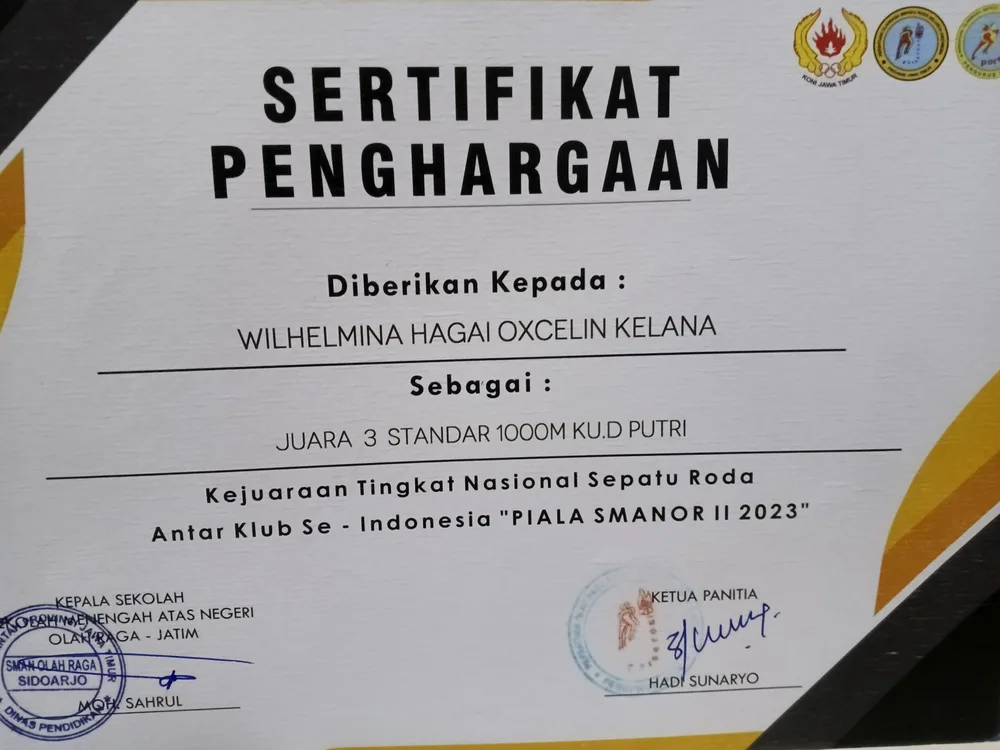 Standart 1000m KU.D Putri