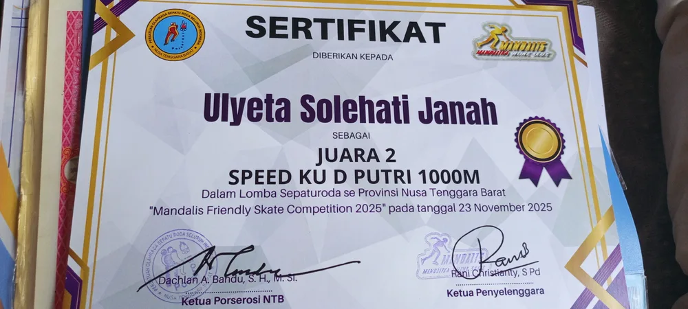 SPEED KU D PUTRI 1000m