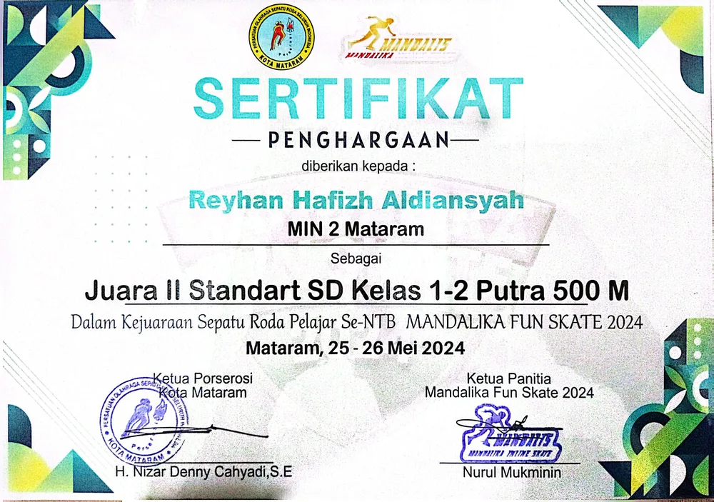 STANDARD SD KELAS 1-2 500M