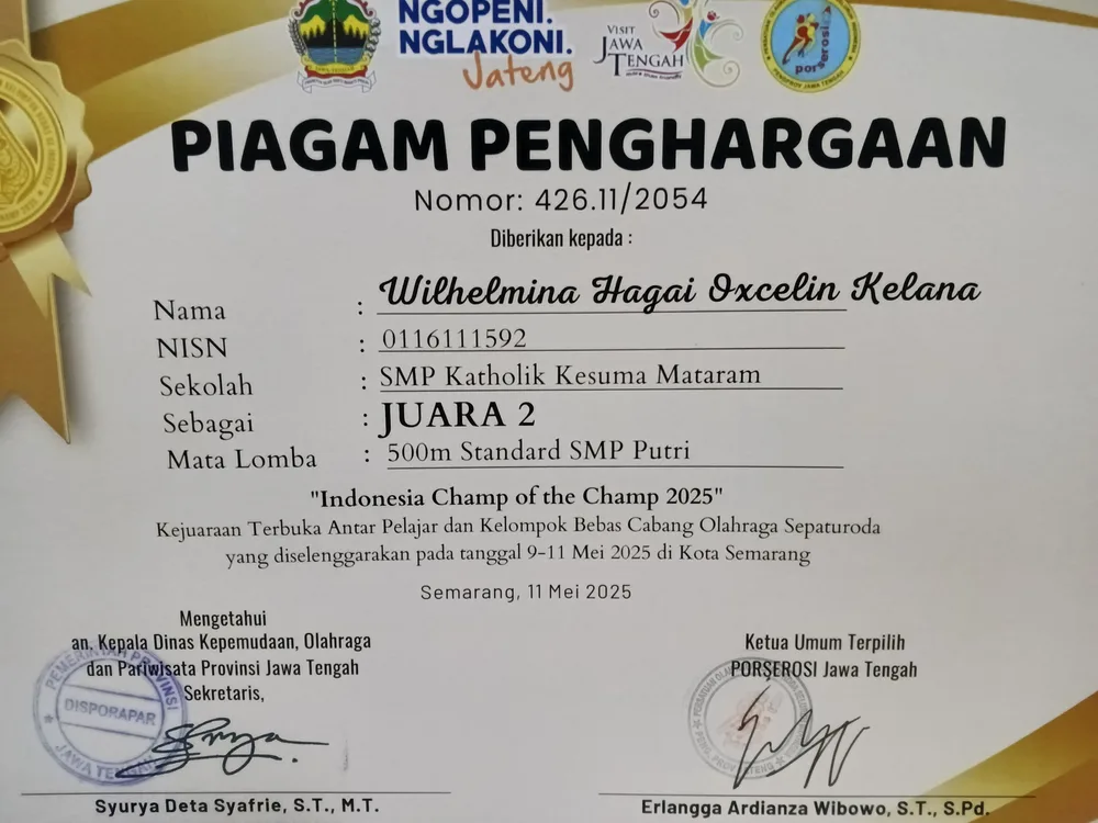 500m Standard SMP Putri