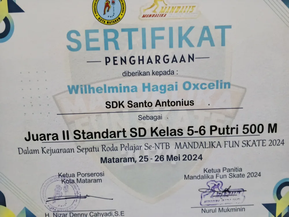 Standart 500m Putri