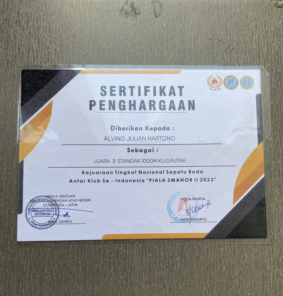 Standar 1000m Putra