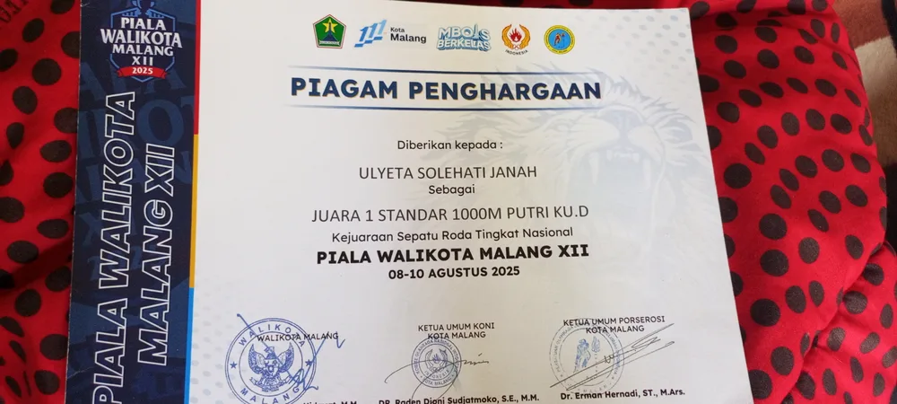 STANDAR 1000m Putri KU.D