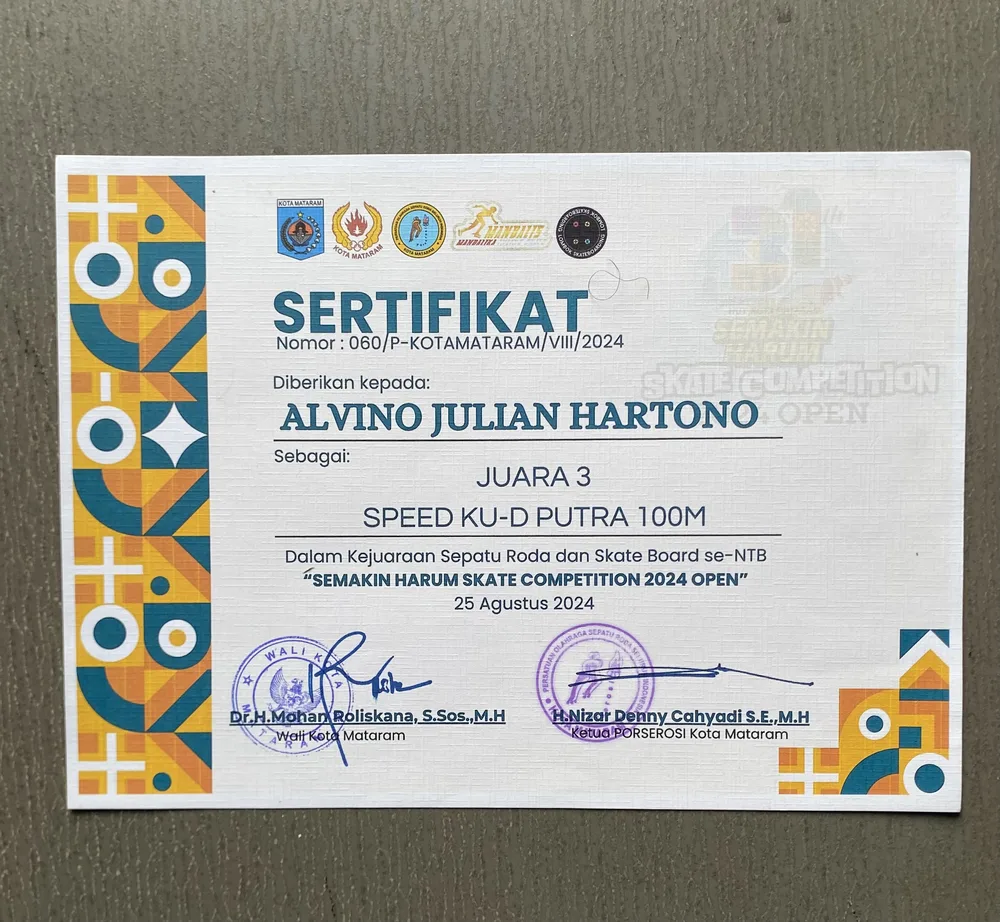 Speed 100m Putra