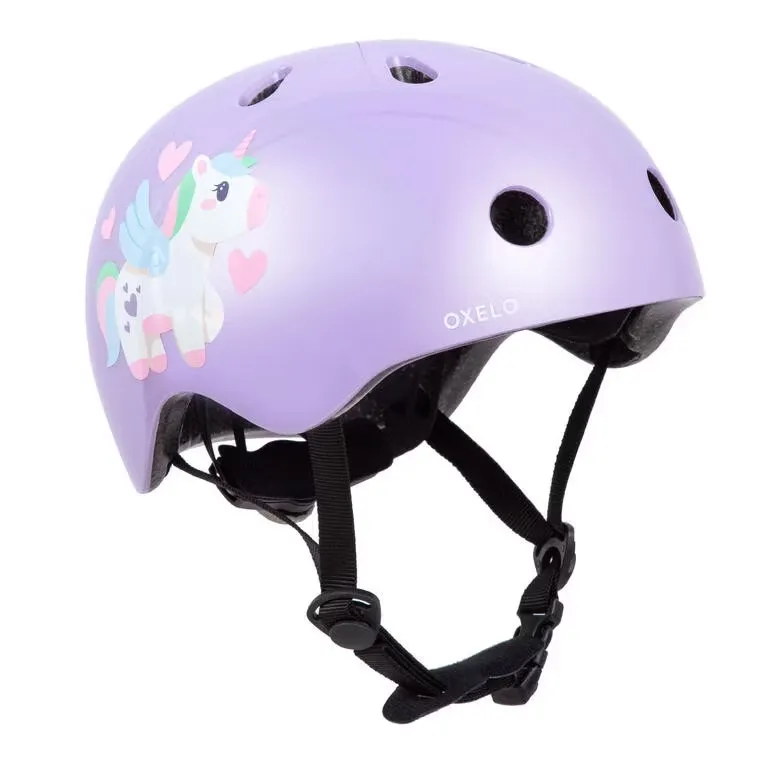 Helm Oxelo Ungu (Anak)